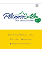 Mobile Screenshot of planneralm.at